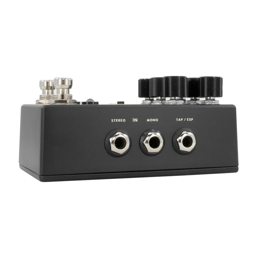 Walrus Audio Monumental tremolo pedal — angled view of knobs and controls