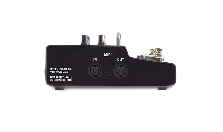 Line 6 M5 Stompbox Modeler pedal — display and control knobs