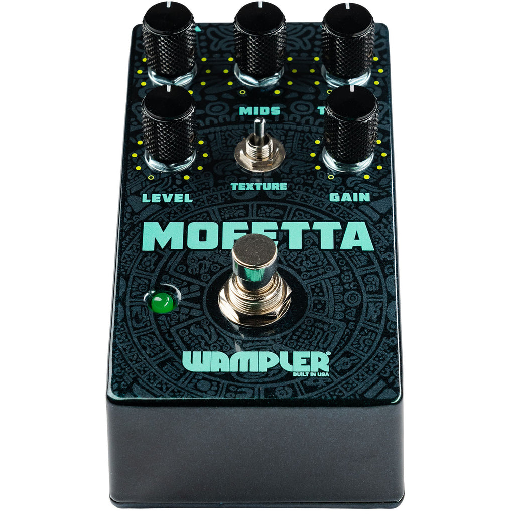 Wampler Mofetta — top panel view with 3-band EQ controls