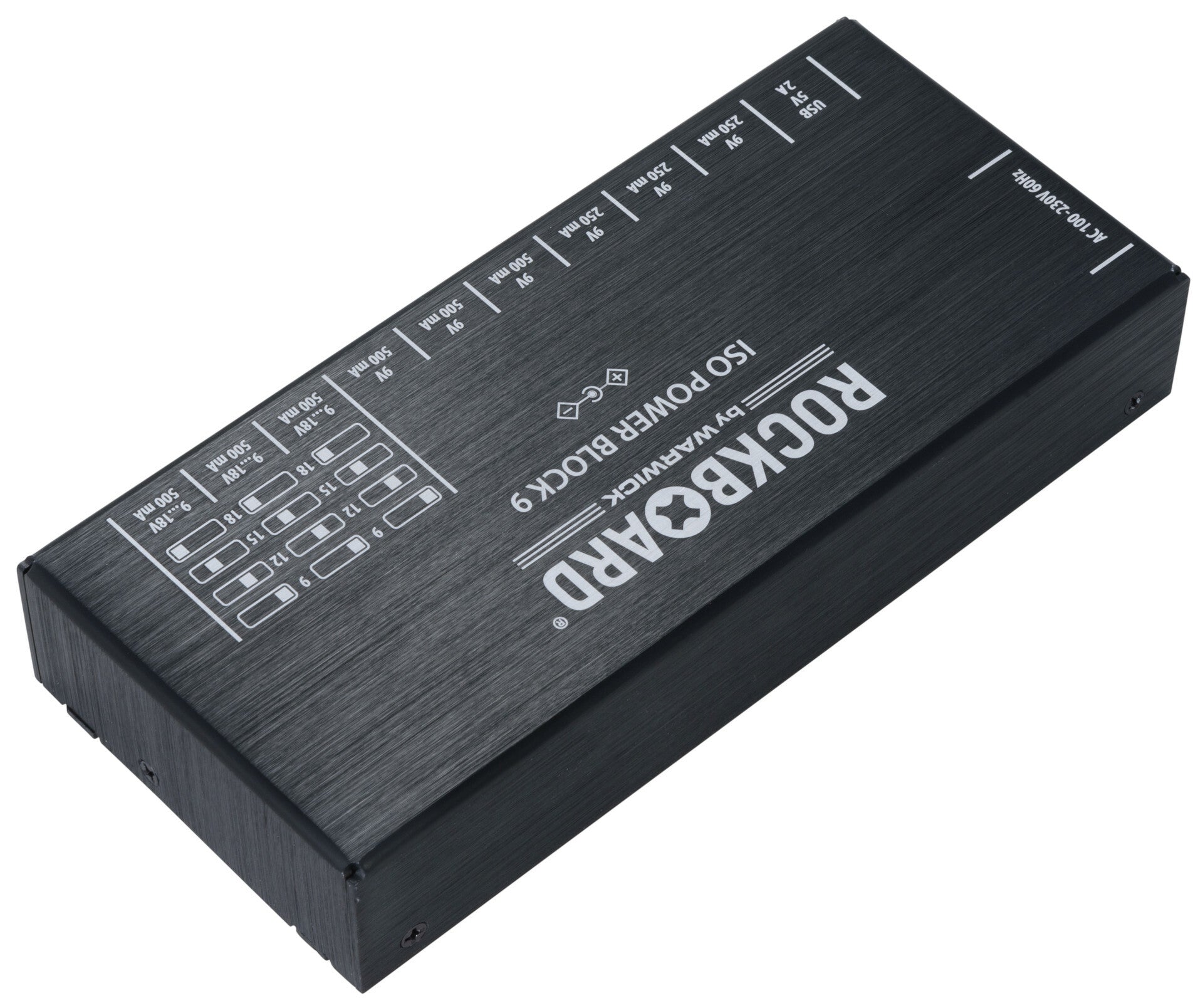 Open Box RockBoard ISO Power Block V9 IEC Isolated Guitar Pedal Power Supply