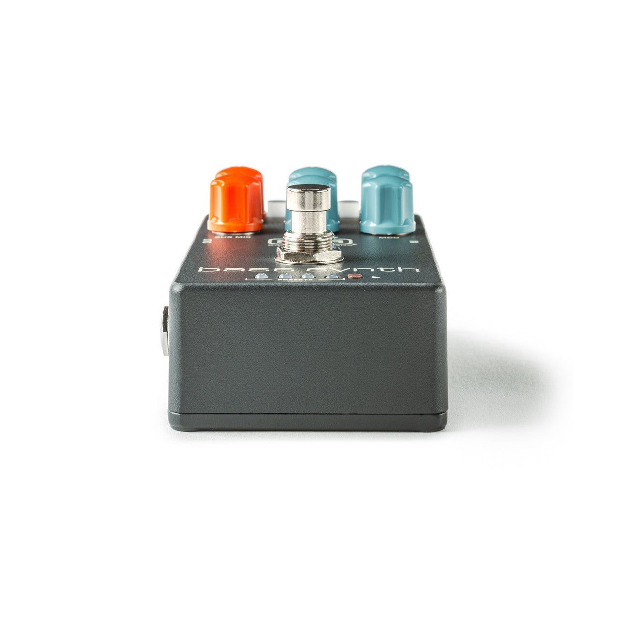 MXR MB301 Bass Synth pedal — side input and output jacks