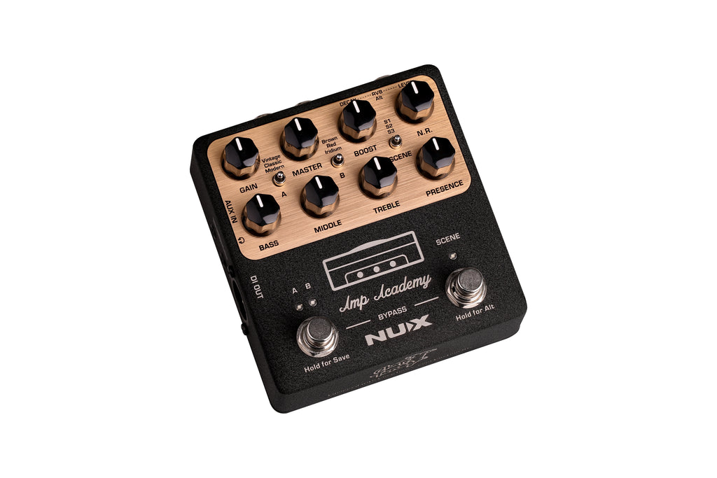 NUX NGS-6 Amp Academy amp modeler pedal — rear ports