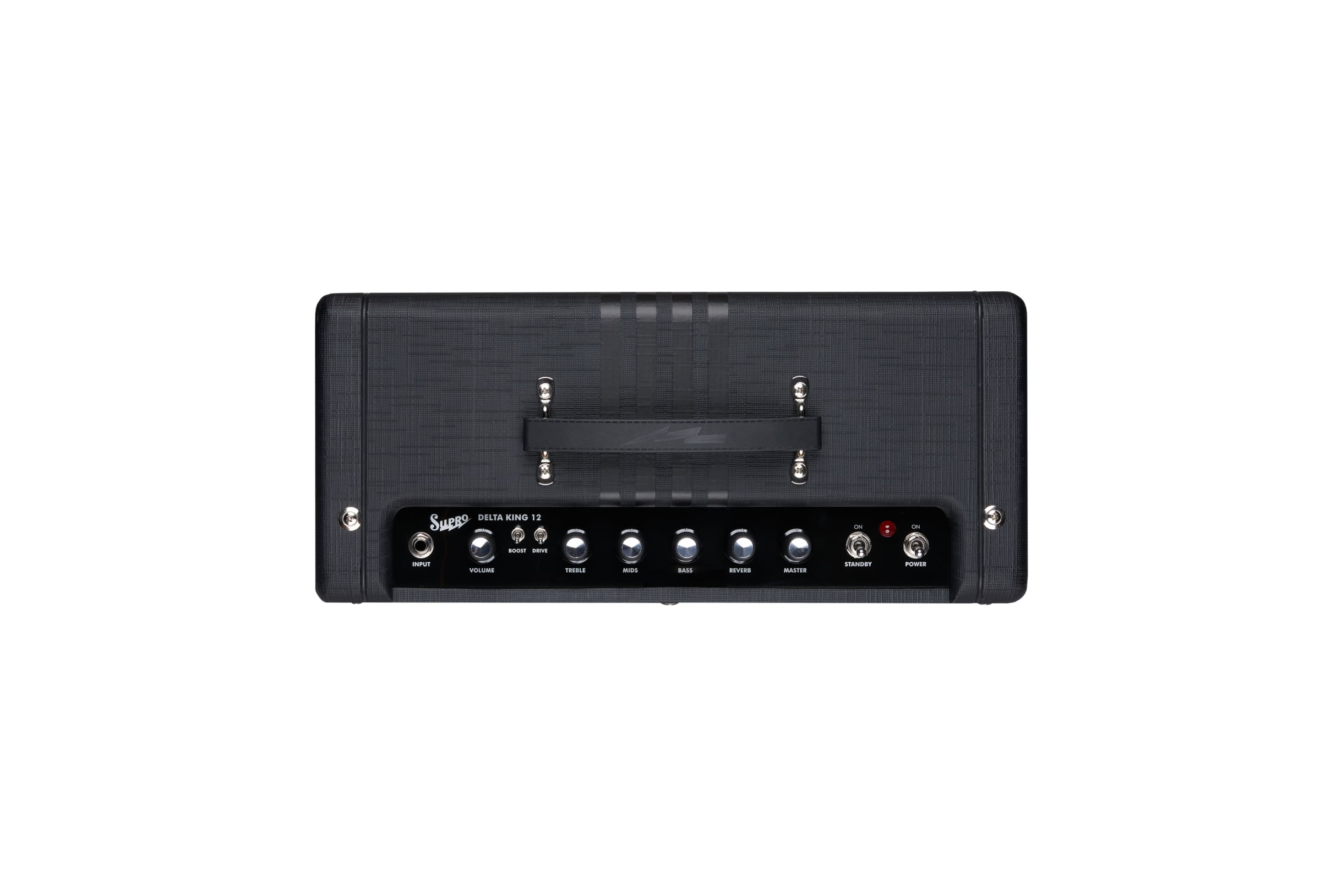Supro Delta King 12 tube combo amp, rear panel and tubes
