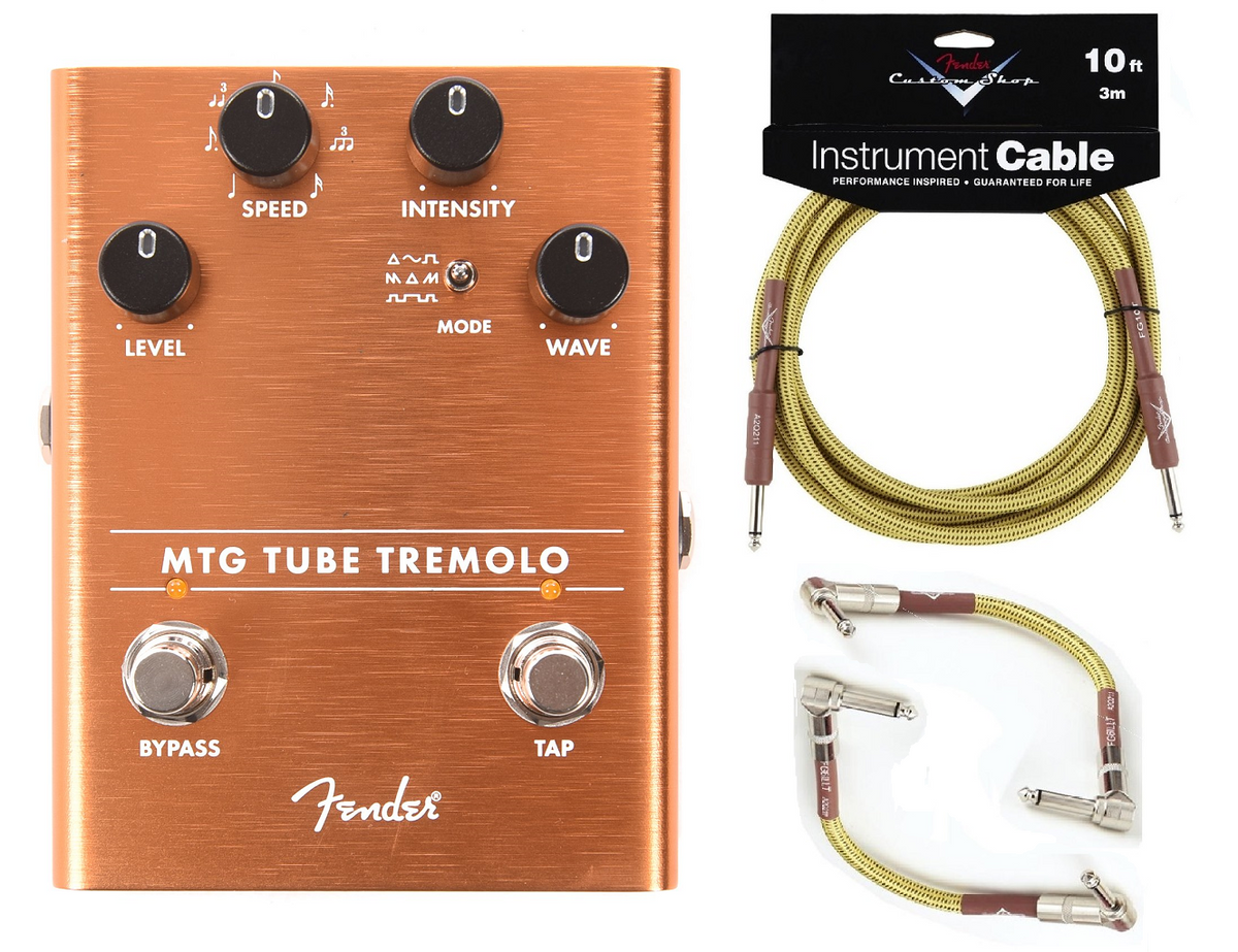 New Fender MTG Tube Tremolo Guitar Effects Pedal