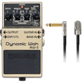 Boss AW-3 Dynamic Auto Wah pedal — gold enclosure with included patch cable