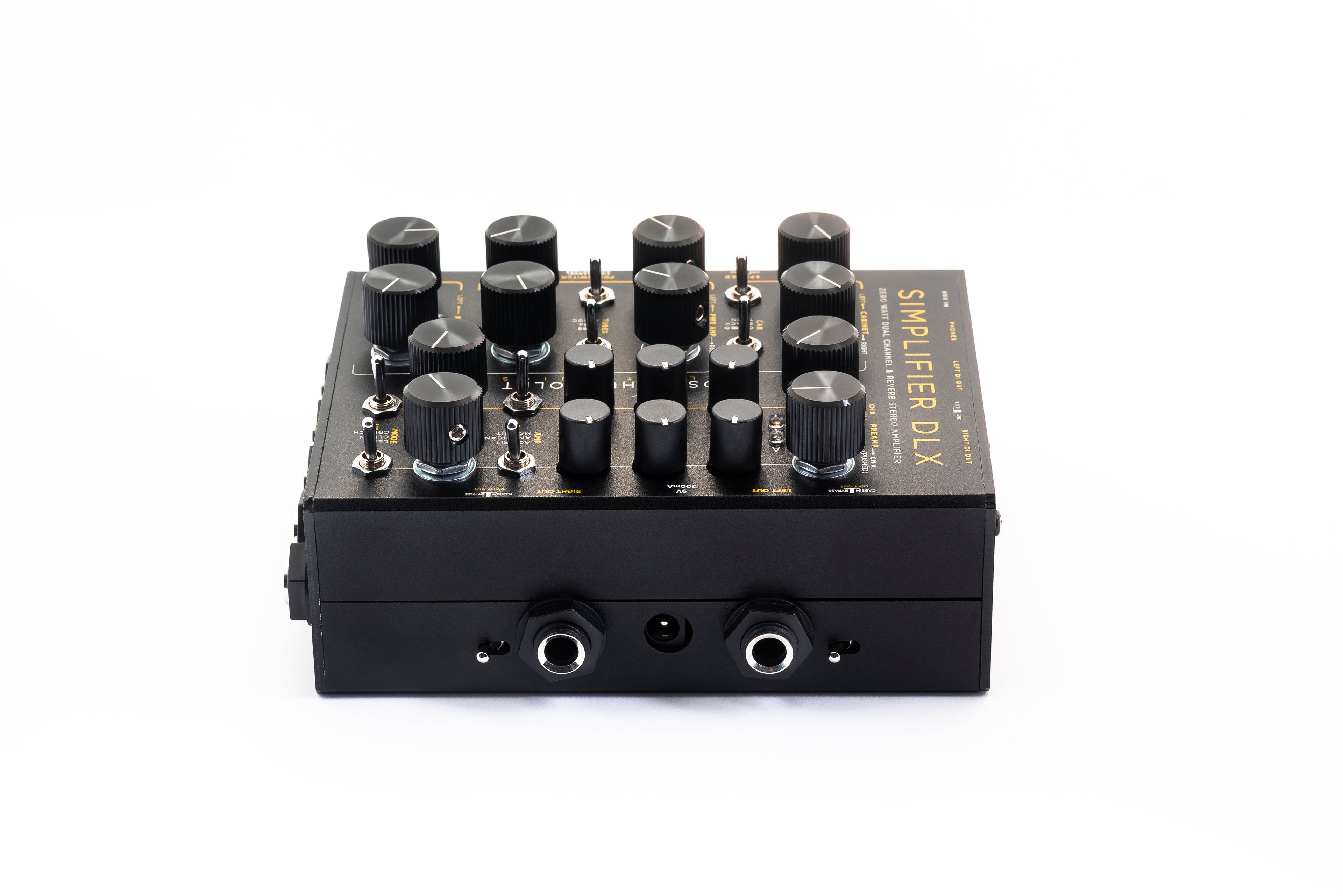 DSM & Humboldt Simplifier DLX preamp cab sim — rear view