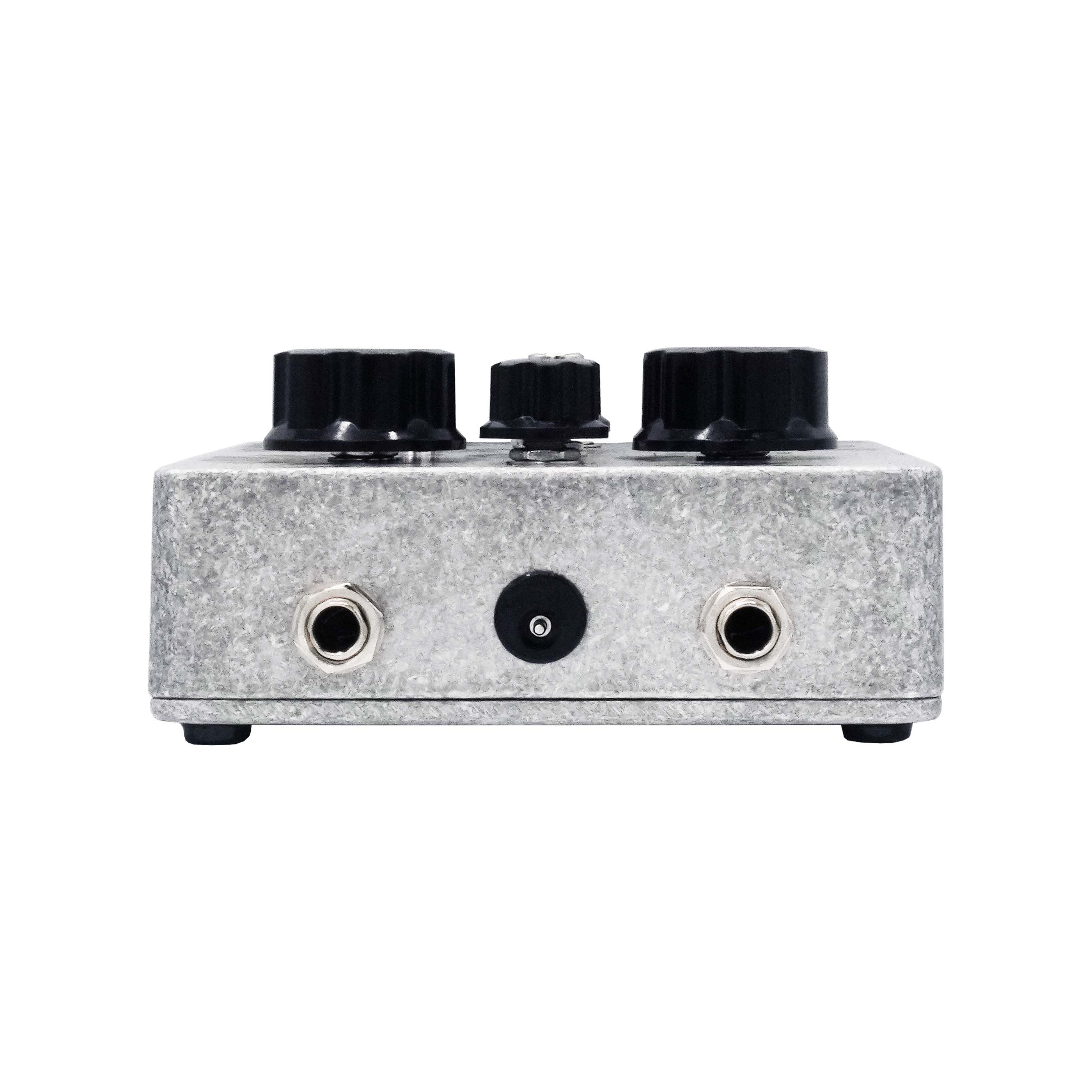 Death By Audio Bass War fuzz pedal — control knobs detail