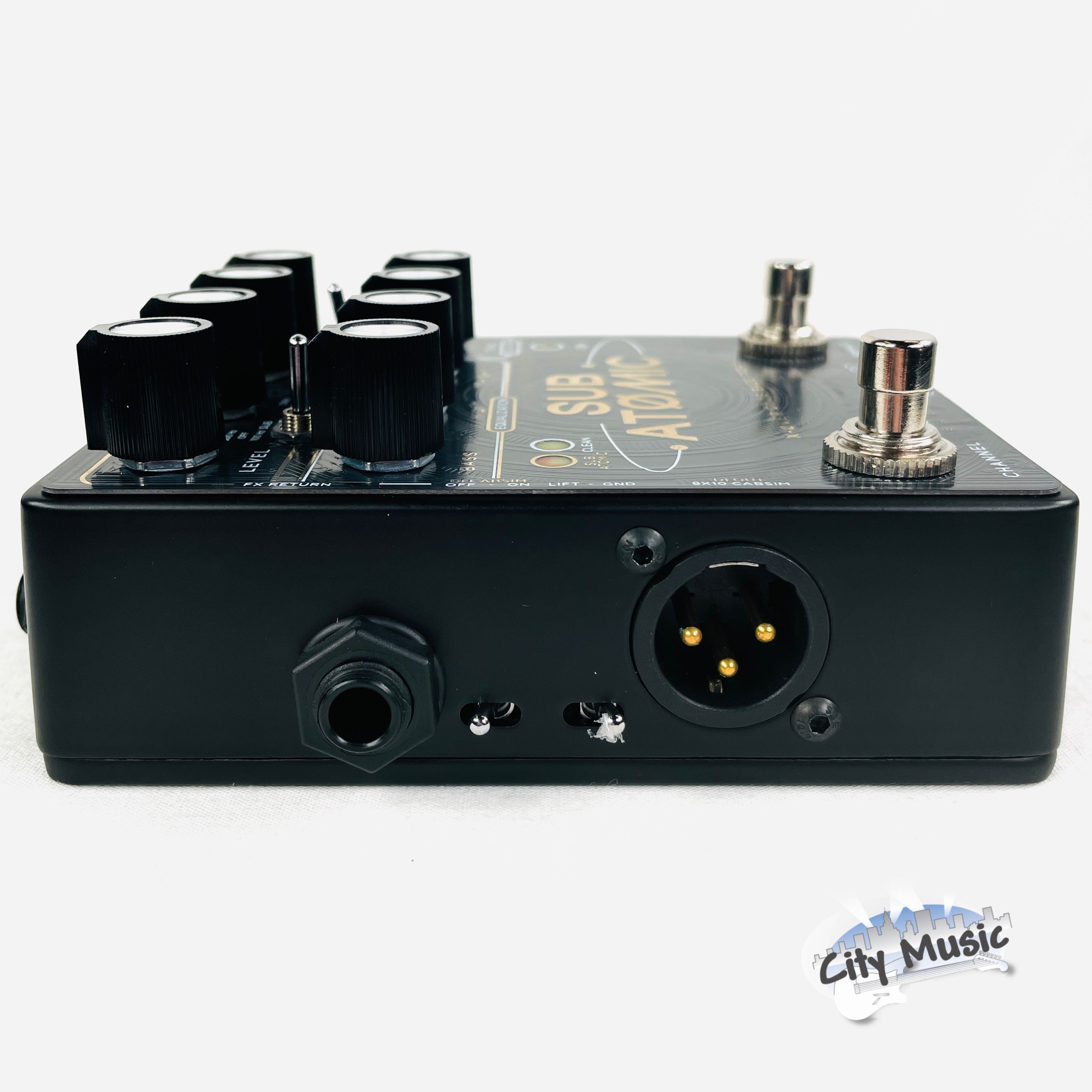 DSM & Humboldt Sub Atomic bass preamp pedal — packaging view