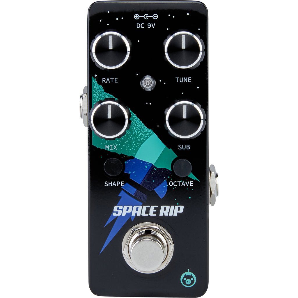 Pigtronix Space Rip synth — Rate, Tune, Mix and Sub knobs