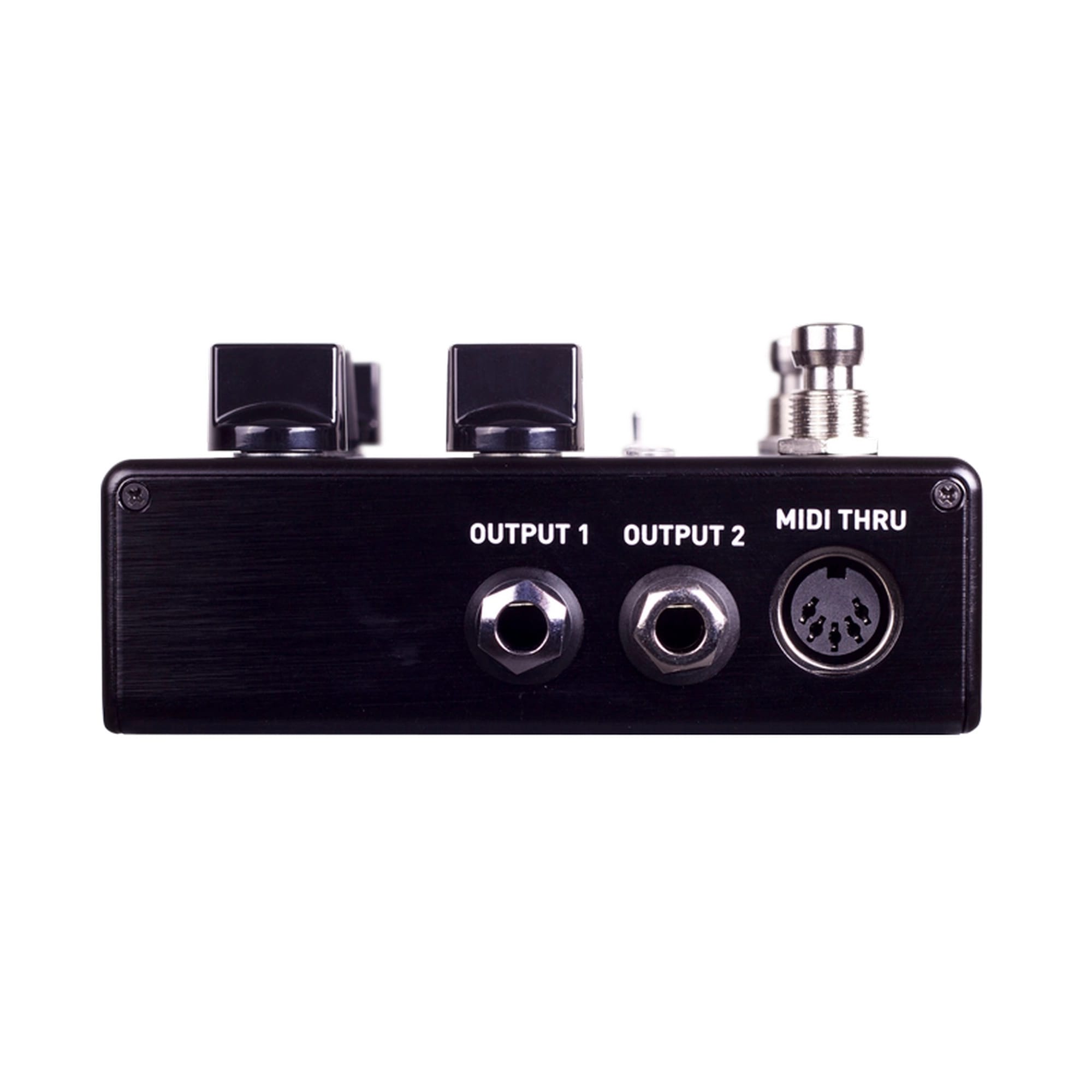 Source Audio Nemesis Delay ADT pedal — side output jacks