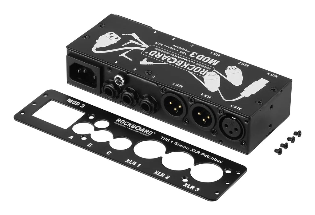 RockBoard MOD 3 V2 patchbay connection diagram detail