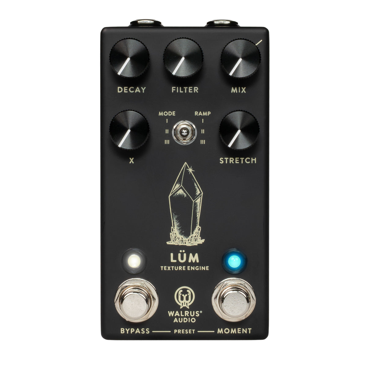 New Walrus Audio Lüm Texture Engine Reverb Guitar Effects Pedal Lum Black
