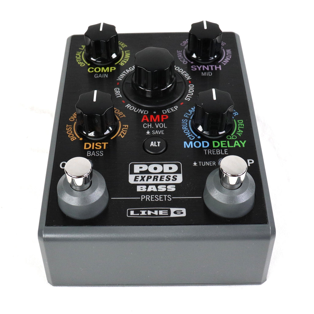 Used Line 6 POD Express Bass Portable Amp & Effects Processor Pedal