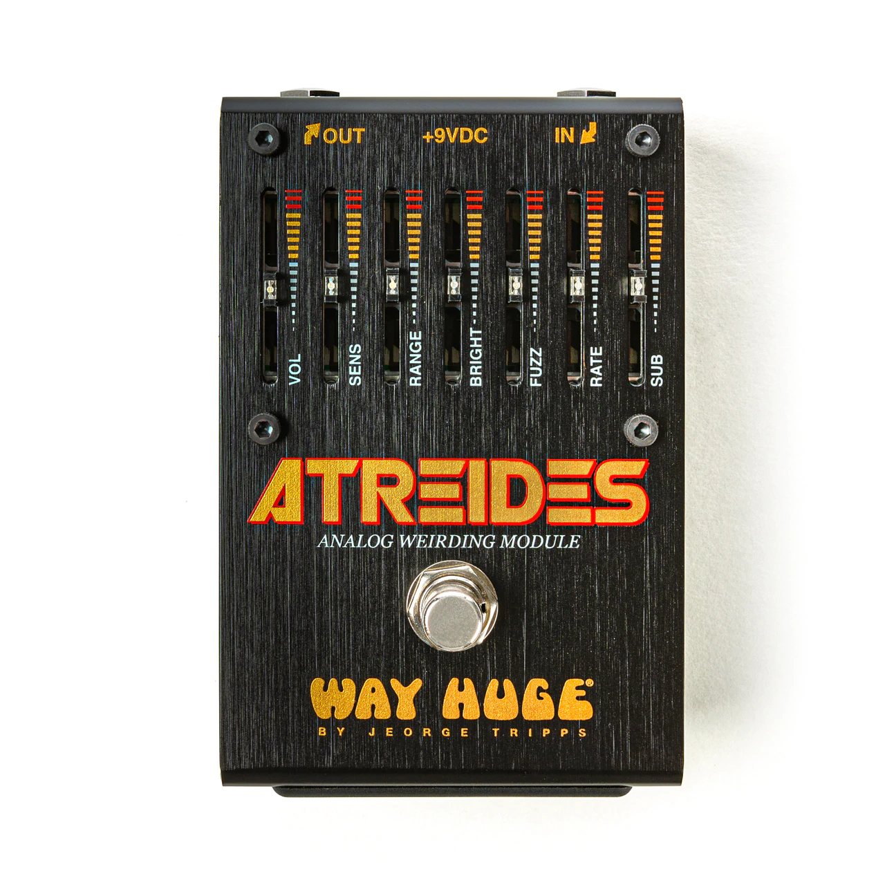 Way Huge WHE900 Atreides Weirding Module synth pedal sliders detail