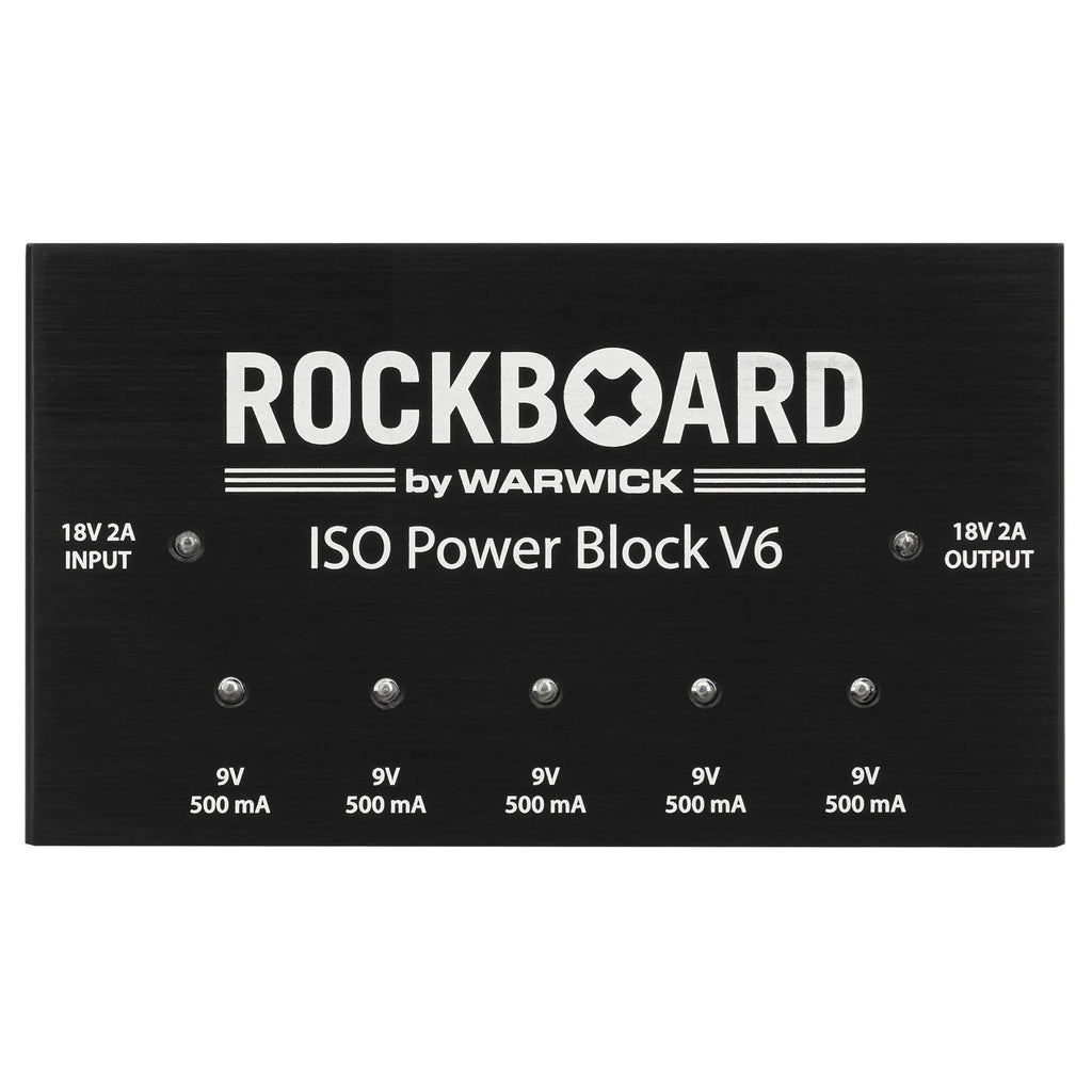 New RockBoard ISO Power Block V6 Isolated Guitar Effects Pedal Power Supply