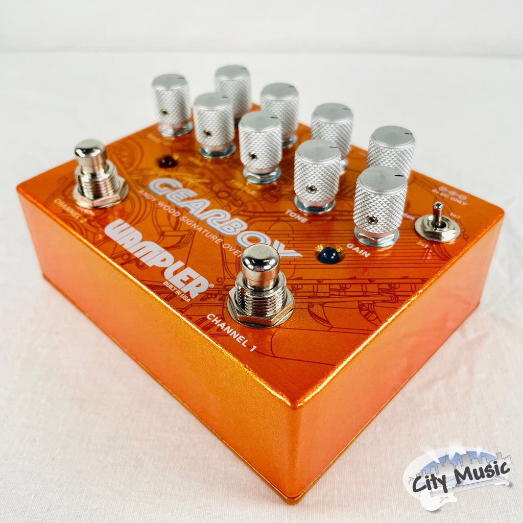 Wampler Gearbox Andy Wood pedal - Channel 1 Tumnus circuit detail