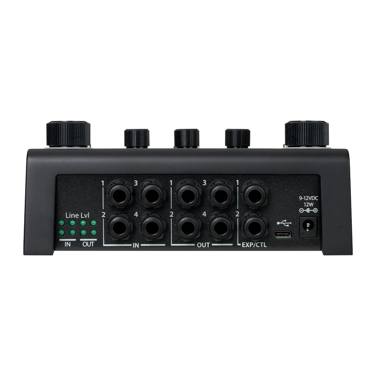 Eventide H90 Dark Harmonizer pedal rear panel inputs and outputs