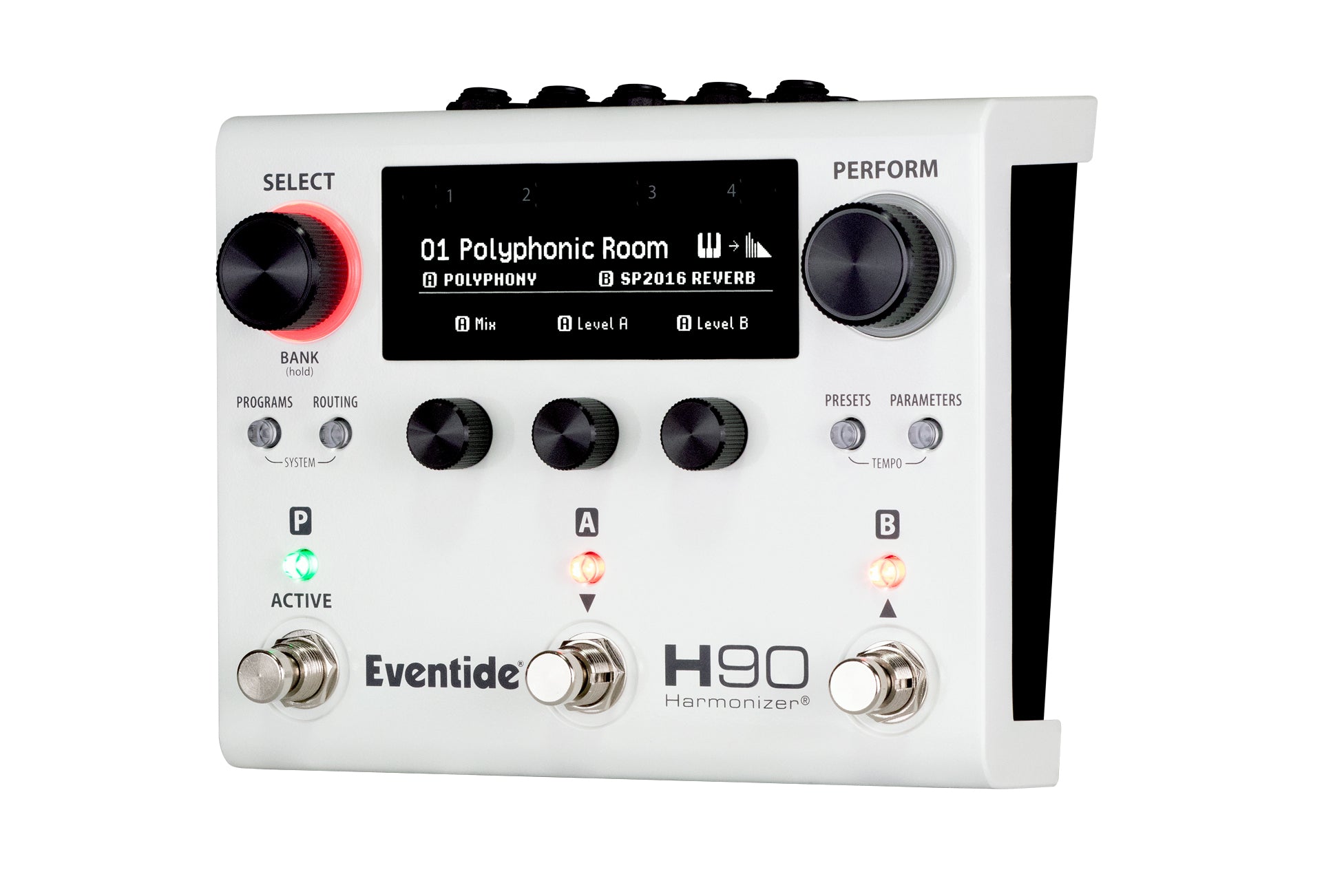 Eventide H90 Harmonizer pedal controls detail