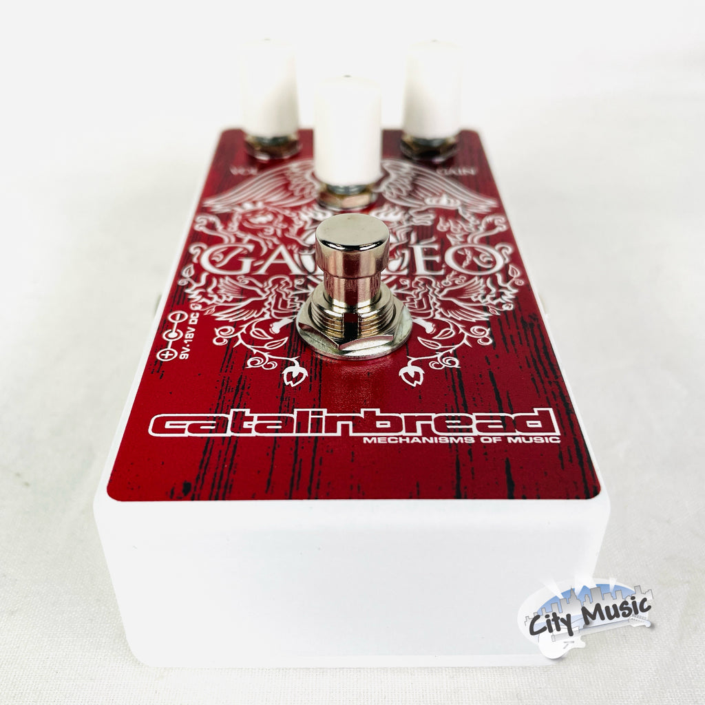 Used Catalinbread Galileo Red Special Ltd Ed Overdrive Treble Boost Guitar Pedal ♫