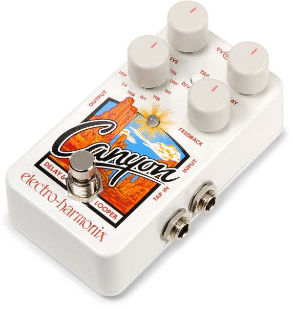 New Electro-Harmonix EHX Canyon Delay and Looper Guitar Pedal