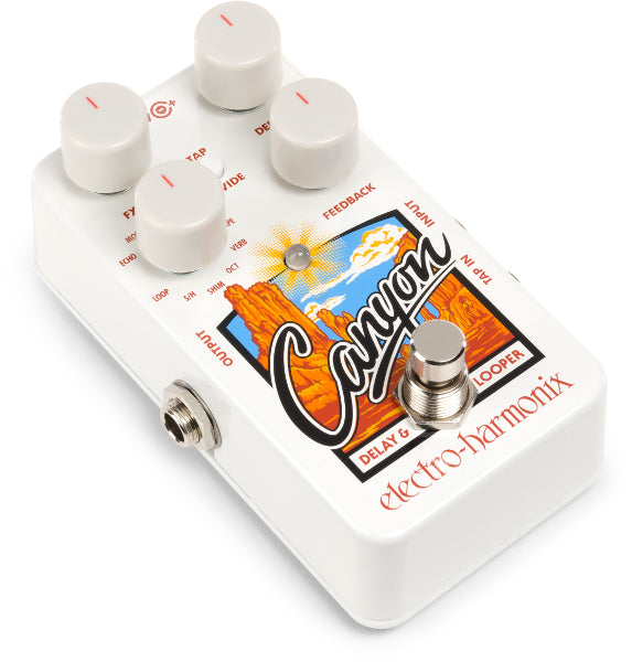 New Electro-Harmonix EHX Canyon Delay and Looper Guitar Pedal
