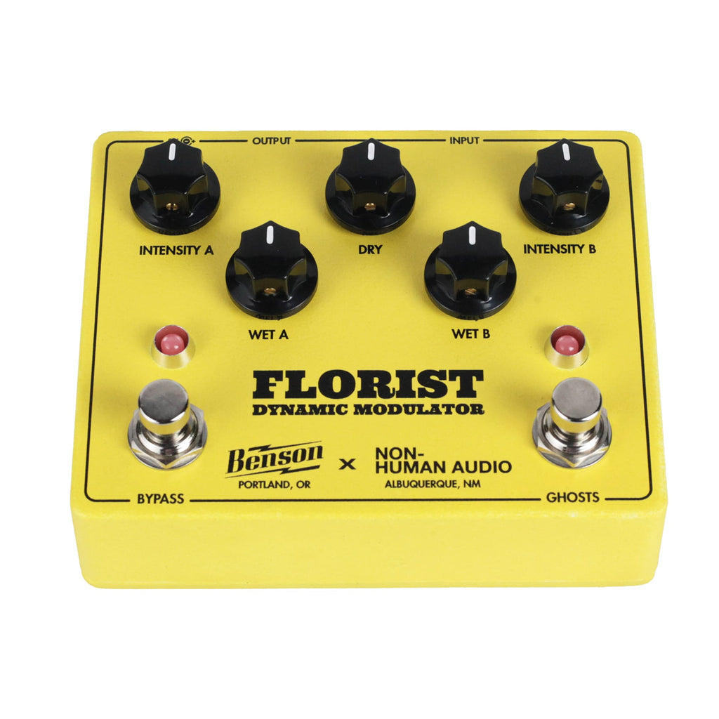 Benson Florist Dynamic Modulator pedal — detail view