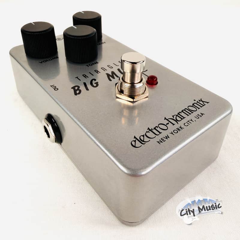 Used Electro-Harmonix EHX Triangle Big Muff Pi Fuzz Distortion Sustainer Guitar Pedal