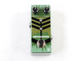 Pigtronix Gatekeeper Micro noise gate pedal — green enclosure, top view