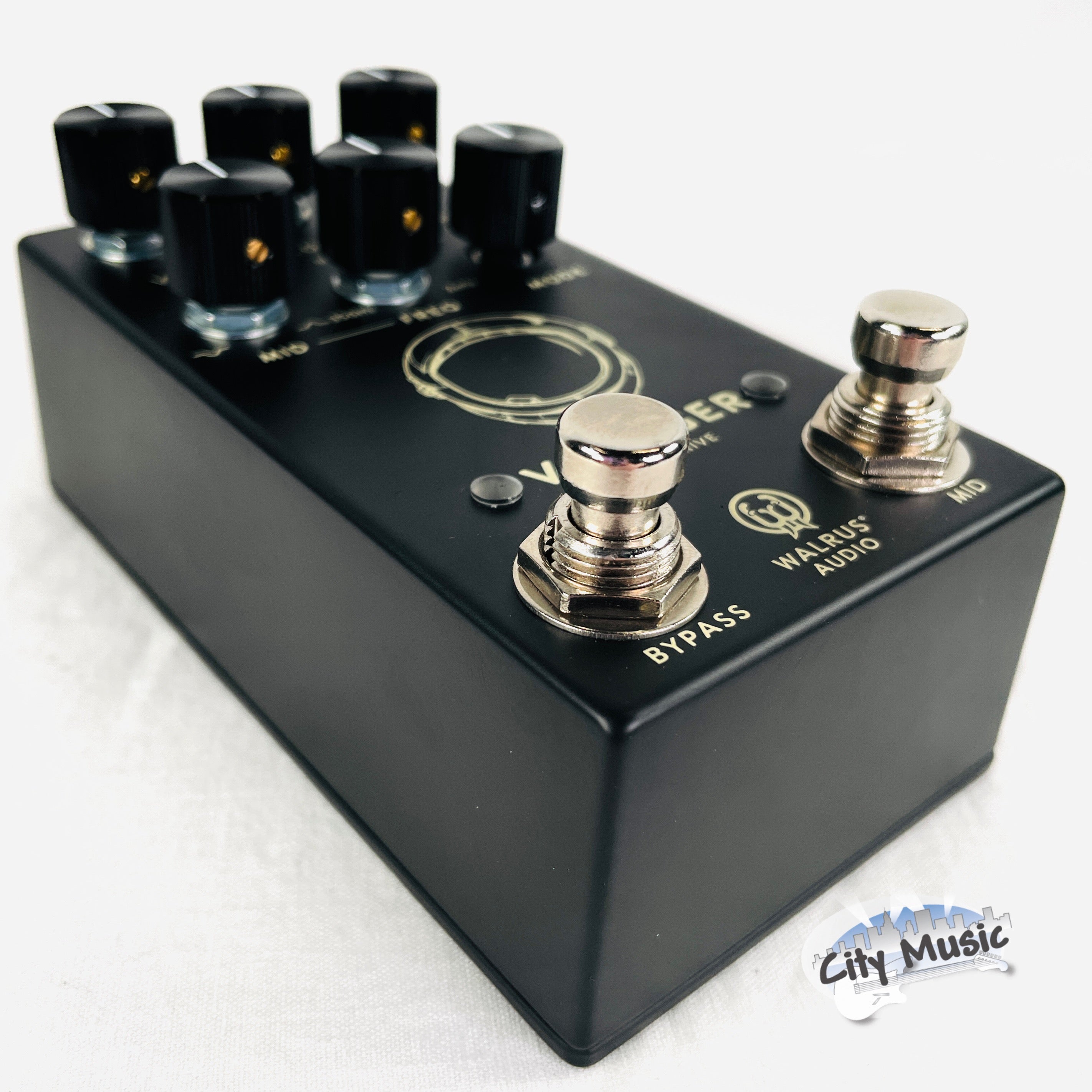 Used Walrus Audio Voyager MKII Preamp Overdrive Guitar Effects Pedal Black в™«
