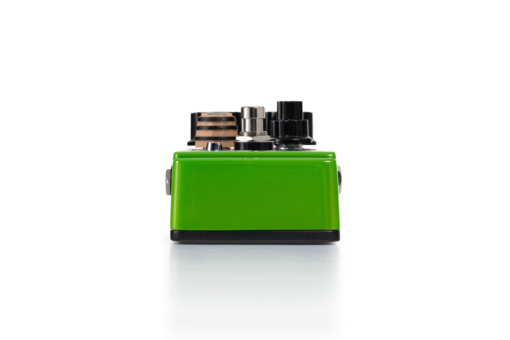 DOD Badder Monkey overdrive pedal — angle view
