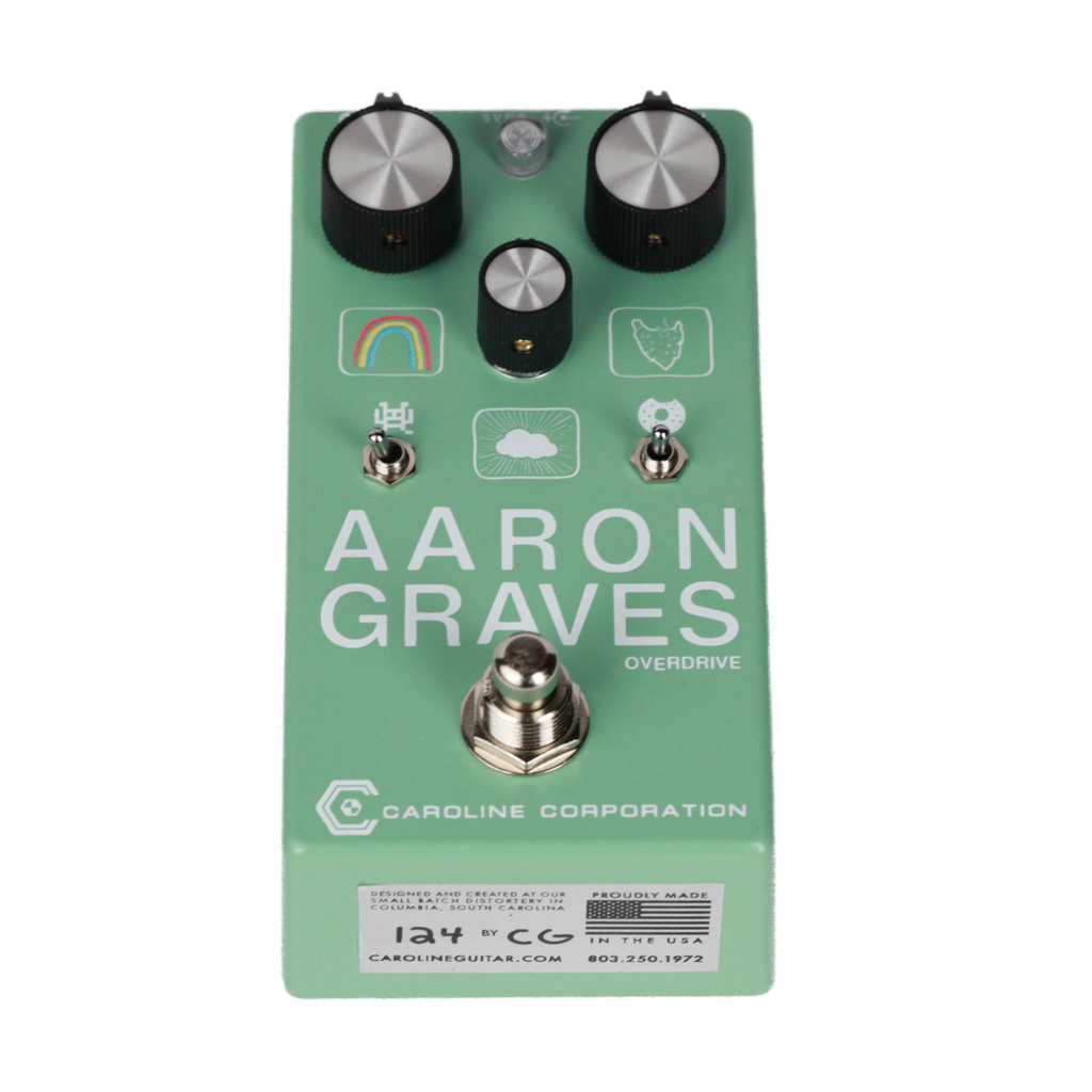 New Caroline Guitar Company Aaron Graves Overdrive Guitar Effects Pedal