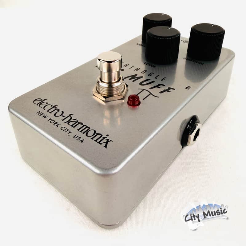 Used Electro-Harmonix EHX Triangle Big Muff Pi Fuzz Distortion Sustainer Guitar Pedal