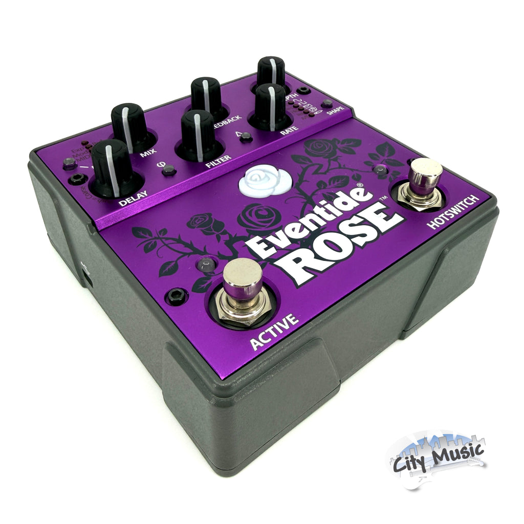 Used Eventide Rose Modulated Delay Guitar Effects Pedal ♪
