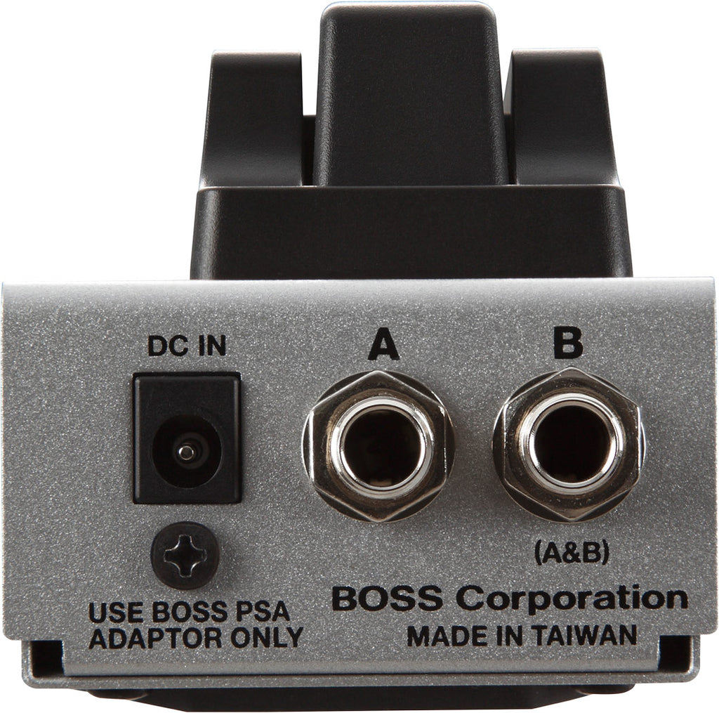 Boss FS-7 dual footswitch pedal — side connector view