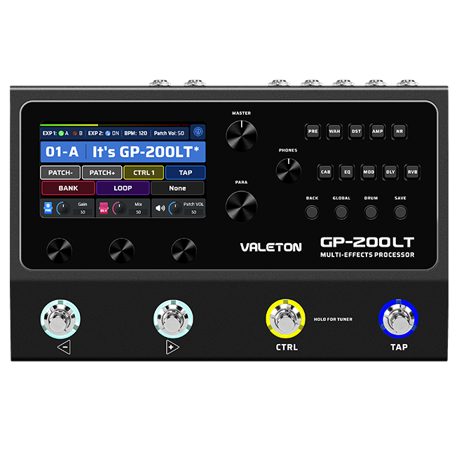 Used Valeton GP-200LT Multi Effects Processor Guitar Pedal