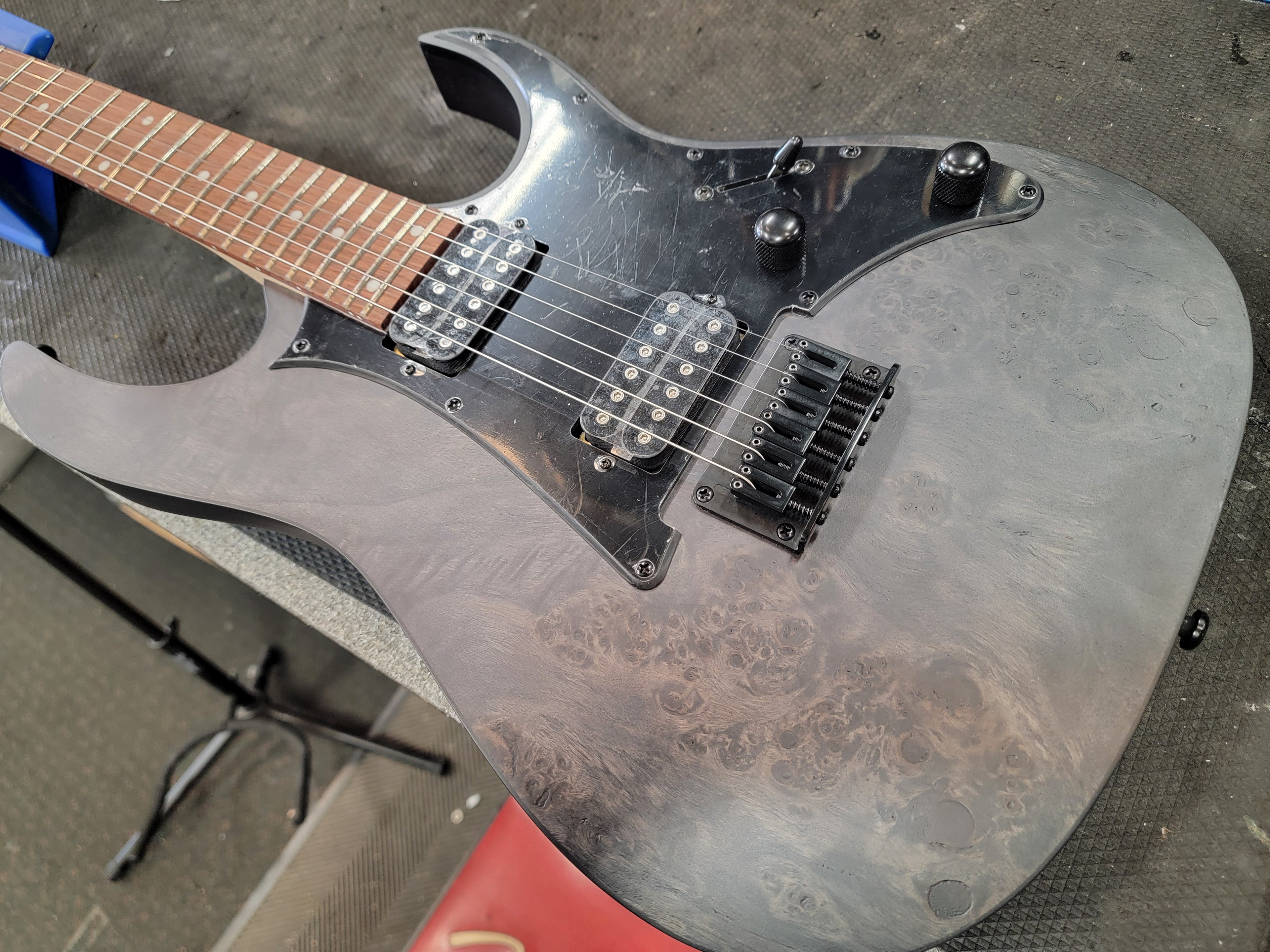 Ibanez RGR431PB electric guitar - rear headstock with serial detail