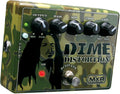 Used MXR DD11 Dime Distortion pedal — camo enclosure, angled front view