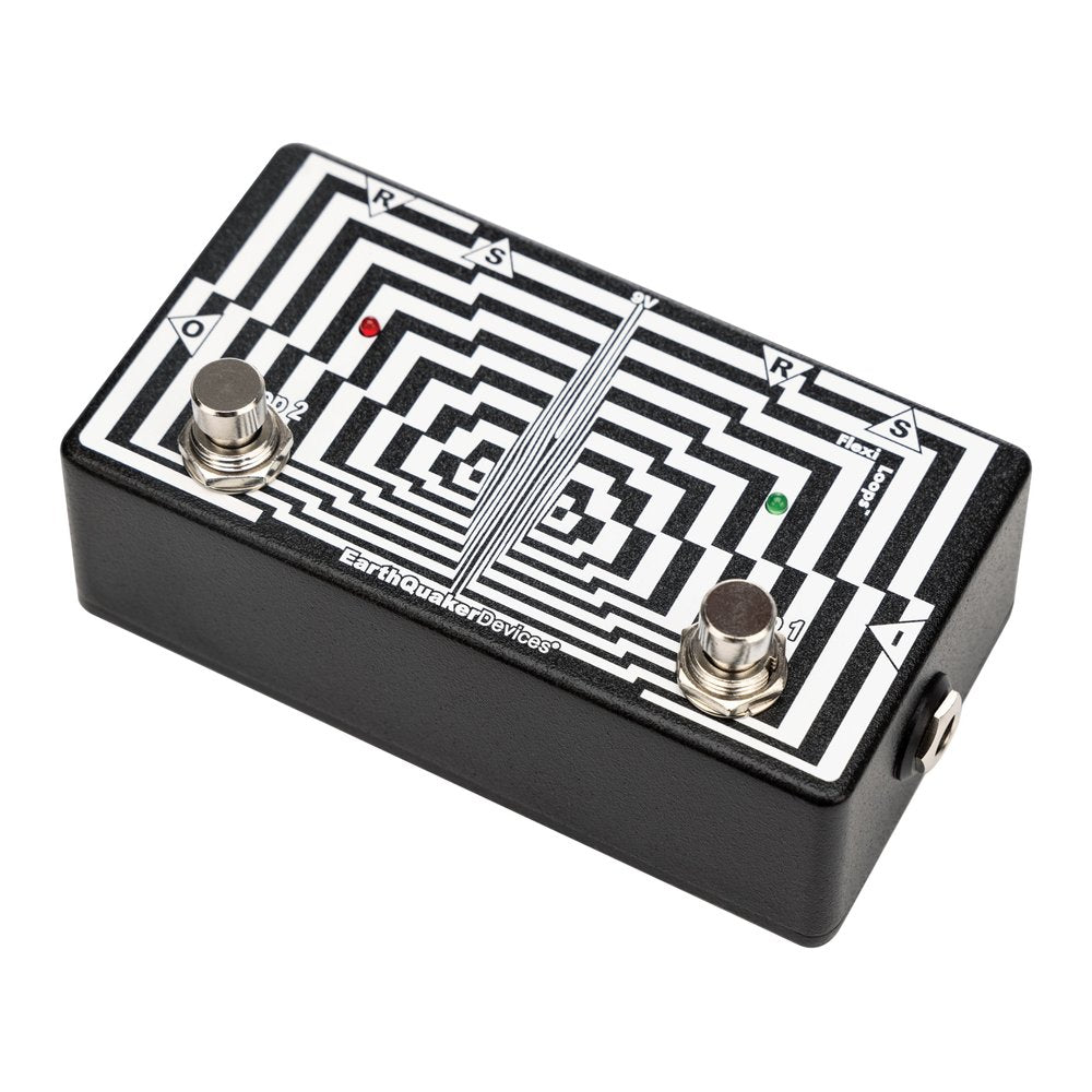 EarthQuaker Devices Flexi Loops loop switcher pedal - side view