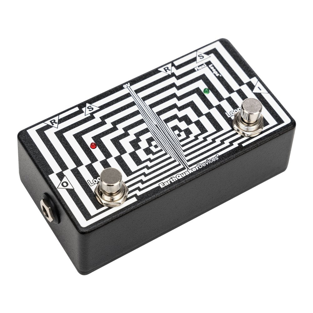 EarthQuaker Devices Flexi Loops loop switcher pedal - jacks detail