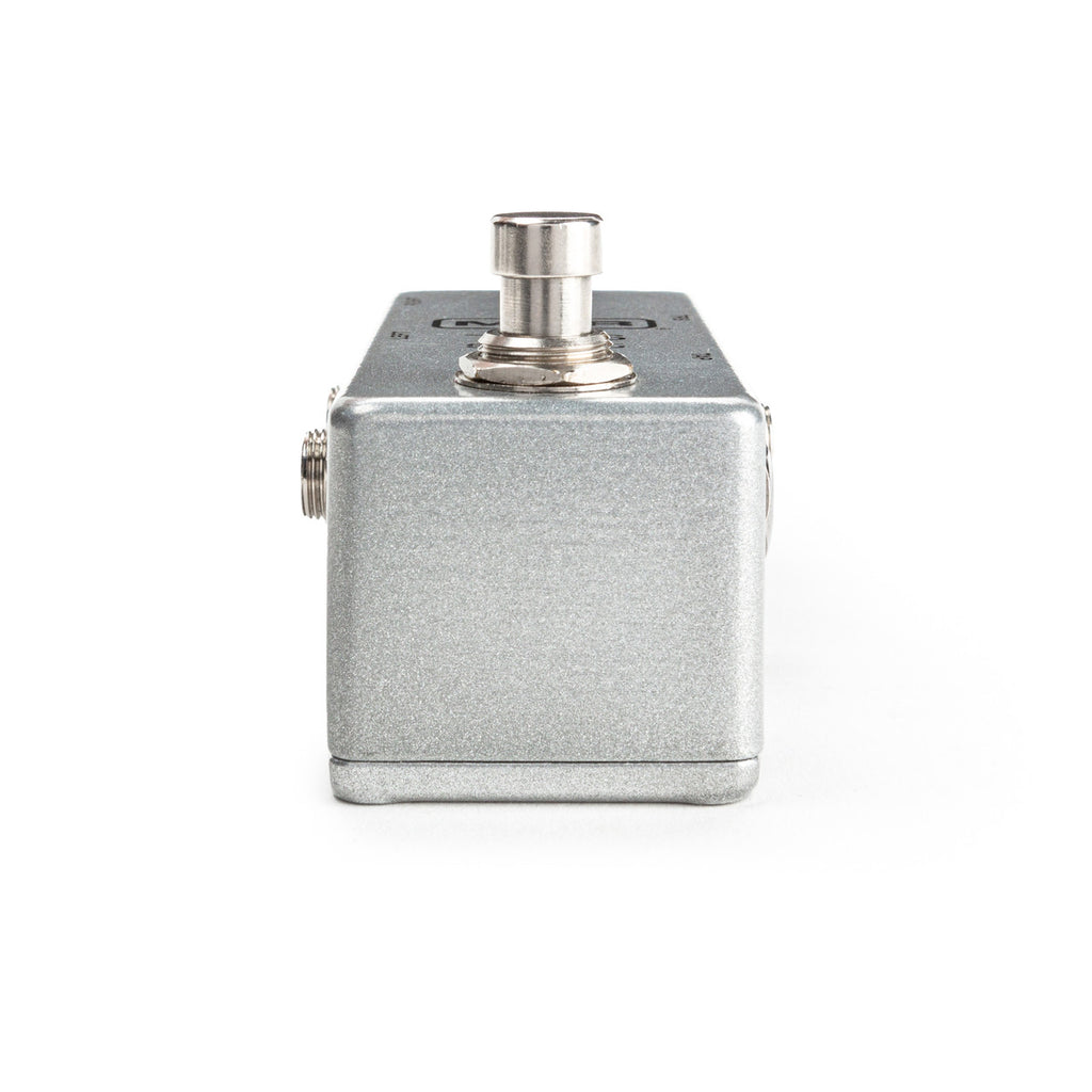 MXR M231 TRS Split + Tap footswitch — angled silver box