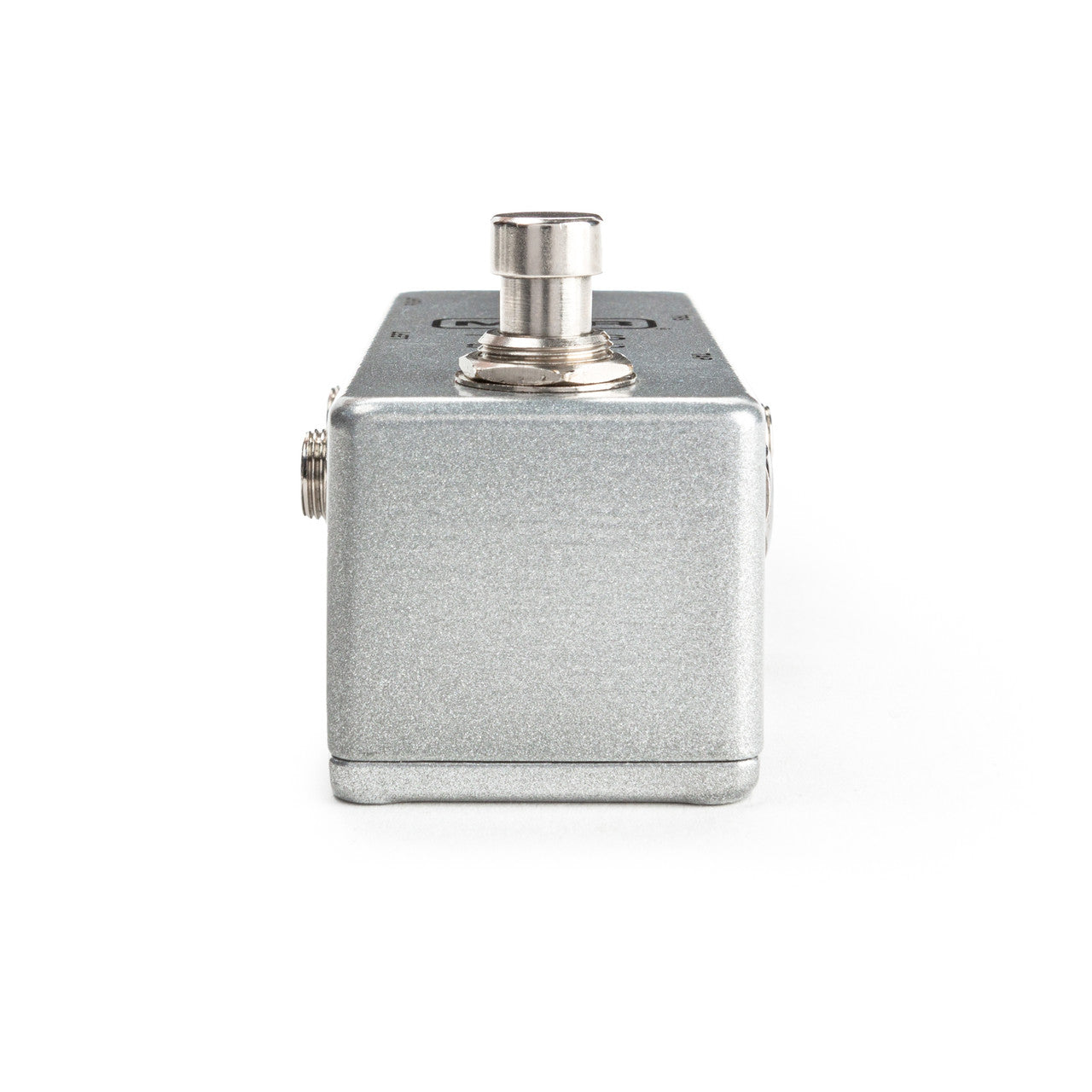 MXR M231 TRS Split + Tap footswitch — angled silver box