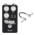Fender Waylon Jennings Phaser pedal — black enclosure with patch cable