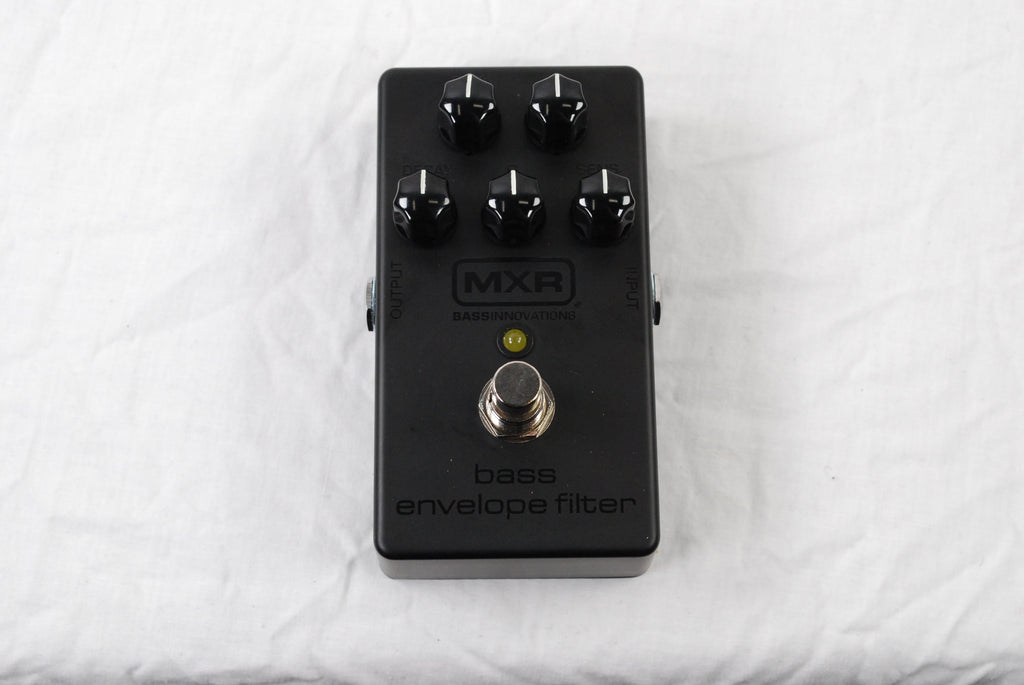 MXR M82B Blackout Bass Envelope Filter pedal — matte black housing top view