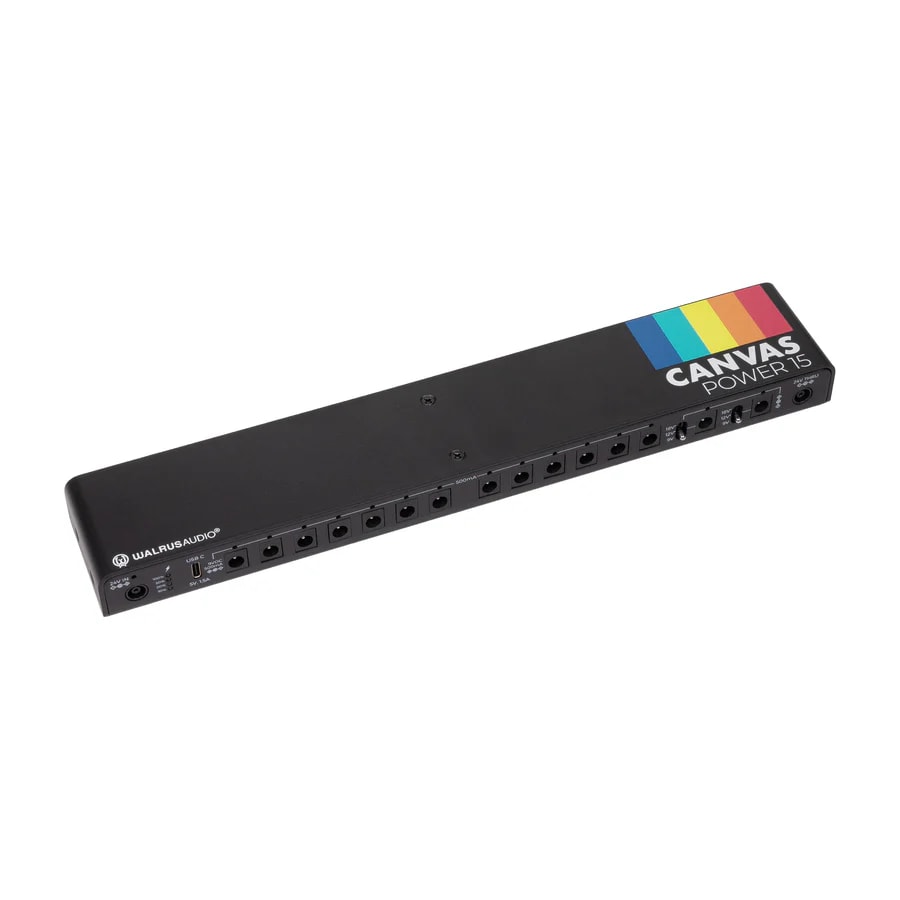 Walrus Audio Canvas Power 15 LINK - LED power meter and per-output LED indicators