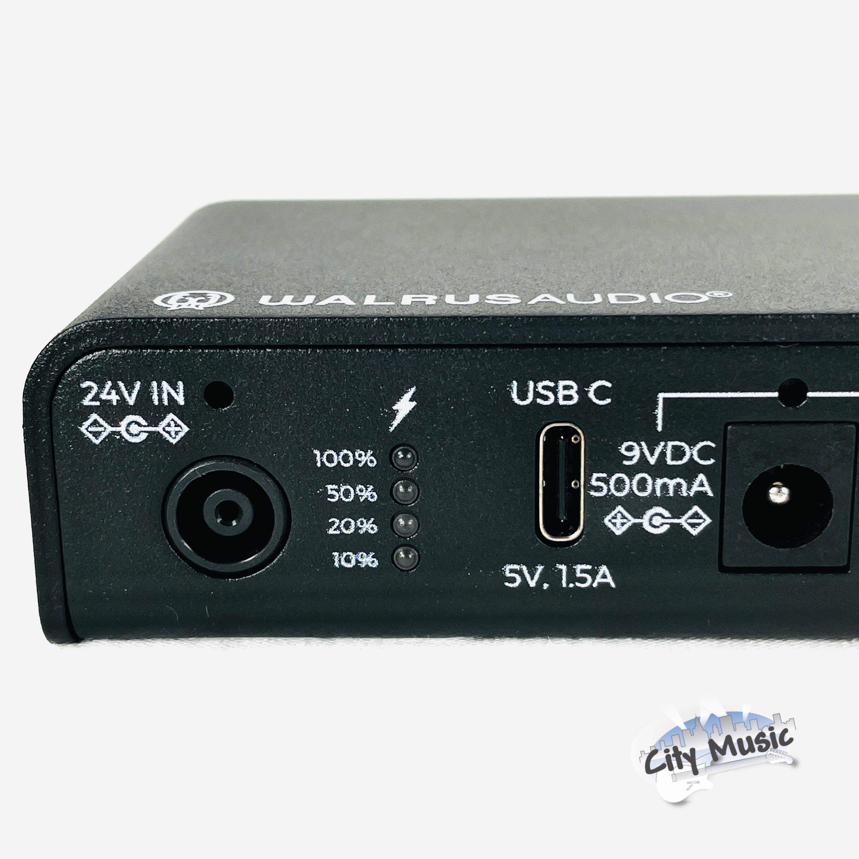 Walrus Audio Canvas Power 22 DC power supply — included cables detail