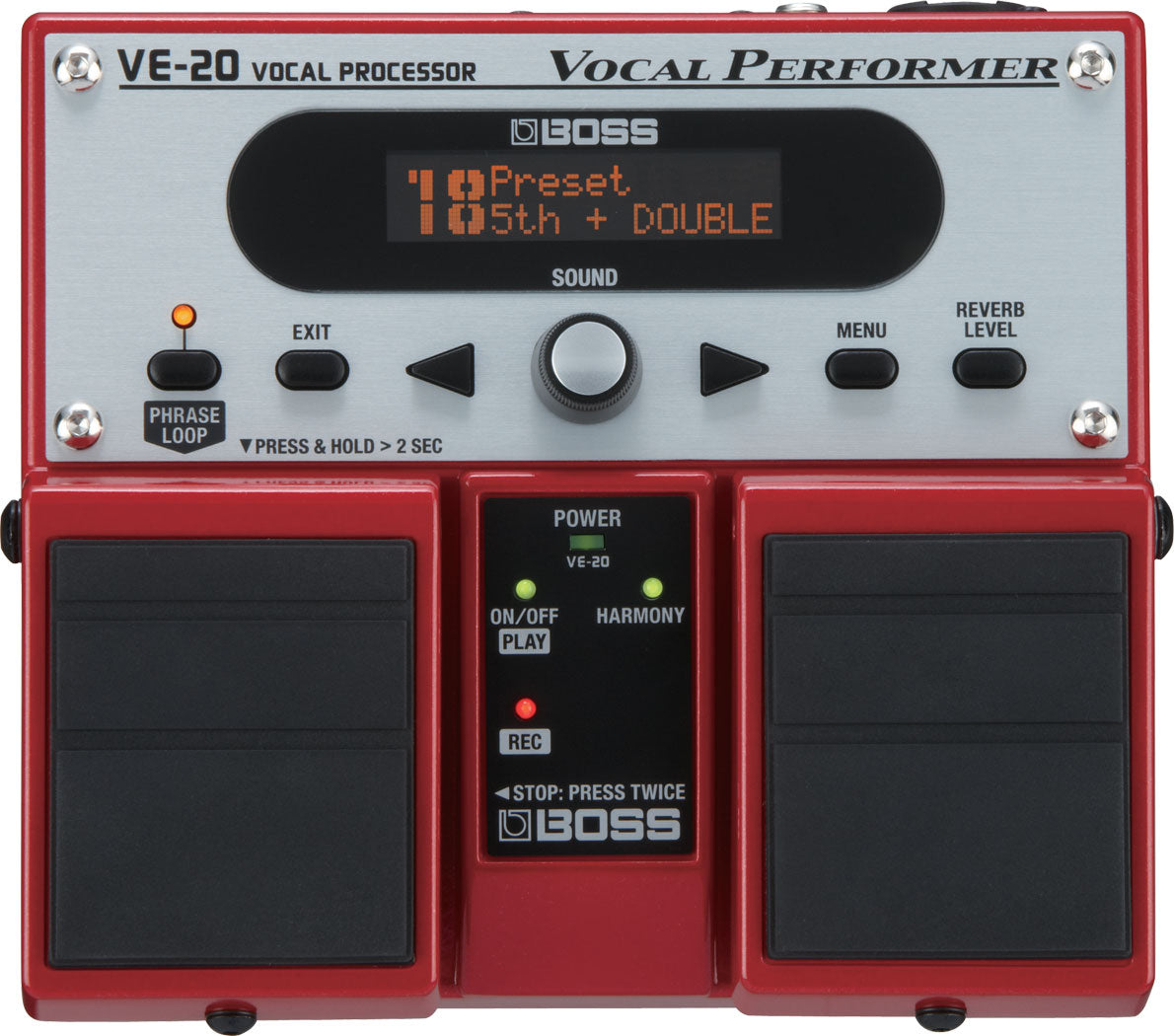 New Boss VE-20 Vocal Performer Voice Effects Processor Pedal
