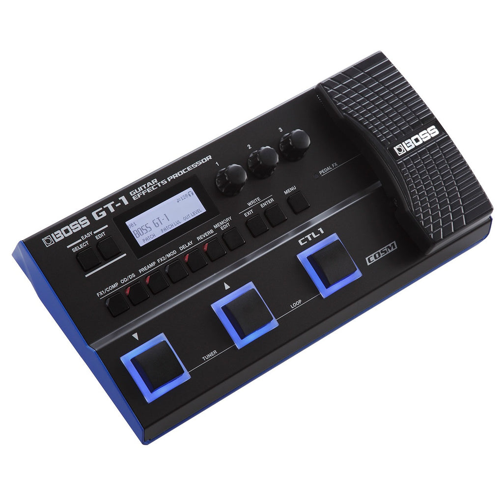Boss GT-1 guitar multi-effects processor pedal — alternate view