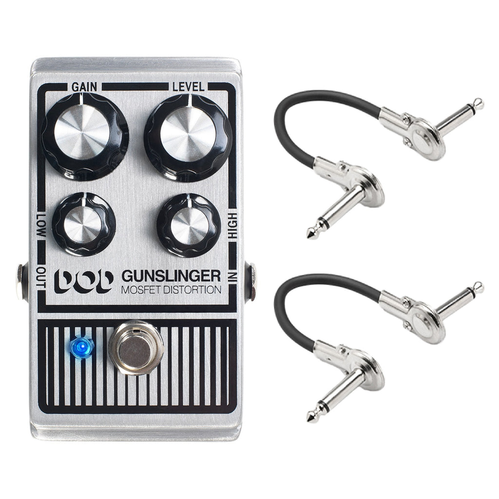 DOD Gunslinger Mosfet distortion pedal — front detail