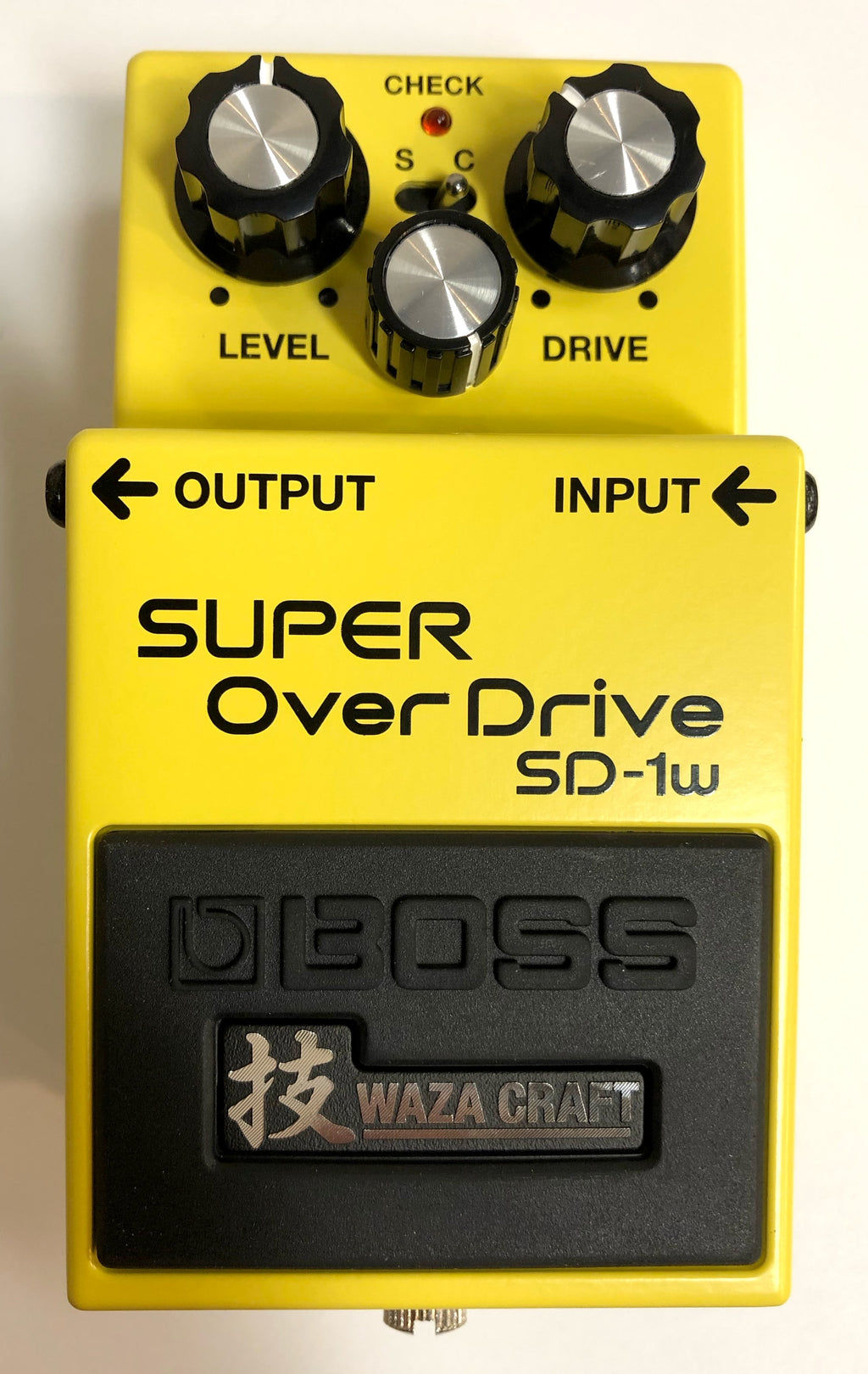 Used Boss SD-1W Waza Craft Super Overdrive Guitar Effects Pedal