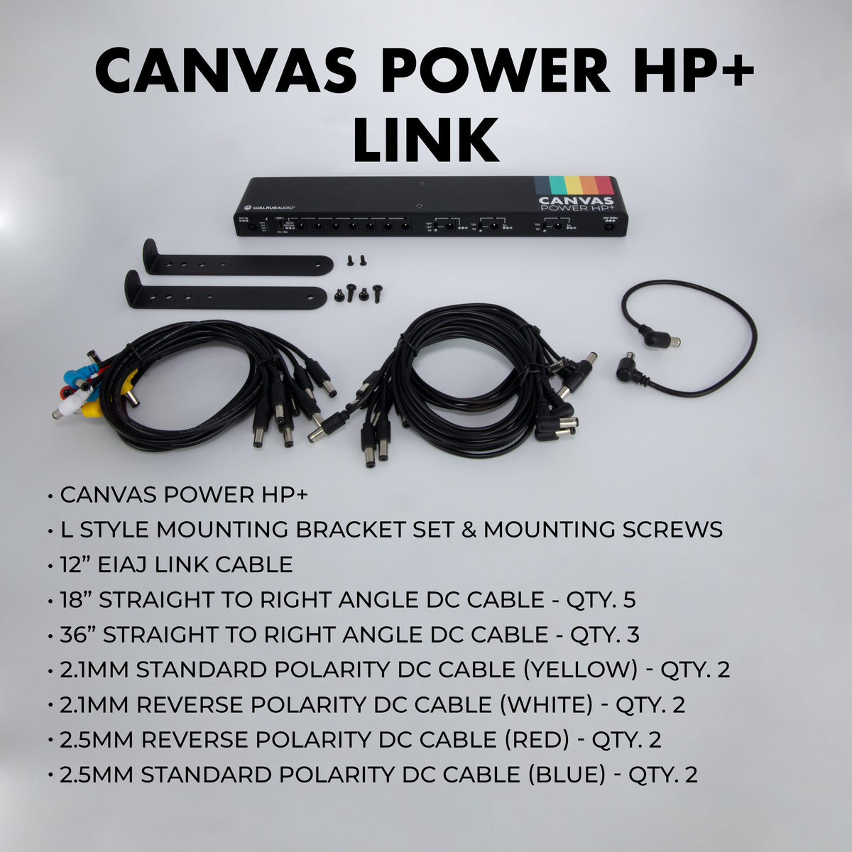Used Walrus Audio Canvas Power HP+ Plus LINK Isolated Guitar Pedal Power Supply